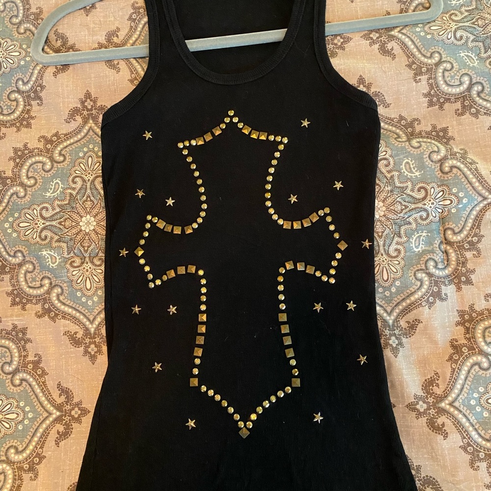Gold Cross Tank